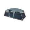 Coleman Sunlodge™ 10-Person Camping Tent, Blue Nights -Cole Store 10P20CABIN20CONVENTIONAL Blue20Nights 3 Front Angle Fly20On Windows20Down Room20Divider20Open