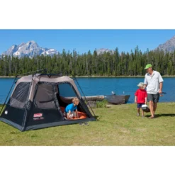 Coleman 4-Person Cabin Camping Tent With Instant Setup -Cole Store 2000007830 LS