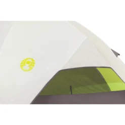 Coleman 6-Person Steel Creek™ Fast Pitch™ Dome Camping Tent With Screen Room, Green -Cole Store 2000018059 awning