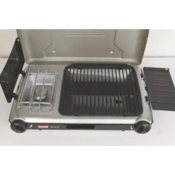 Coleman Deluxe Tabletop Propane 2-in-1 Grill/Stove, 2-Burner -Cole Store 2000020925 r 06