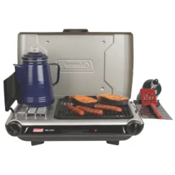 Coleman Deluxe Tabletop Propane 2-in-1 Grill/Stove, 2-Burner -Cole Store 2000020925 r 12