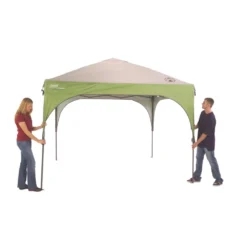 Coleman 10 X 10 Canopy Sun Shelter With Instant Setup -Cole Store 2000023970 setup 3