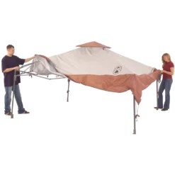 Coleman 13 X 13 Canopy Sun Shelter, Khaki 9 Coleman 13 X 13 Canopy Sun Shelter, Khaki -Cole Store 2000023972 Step2