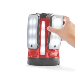 Coleman Quad® Pro 800L LED Lantern -Cole Store 2000030727 coleman lantern quad pro multi panel c004 red straight on