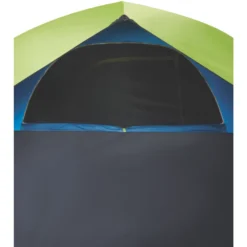 Coleman 4-Person Dark Room Sundome Tent 17 Coleman 4-Person Dark Room Sundome Tent -Cole Store 2000032253 coleman dark room tent 4p interior side window unzipped green turquoise detail 1