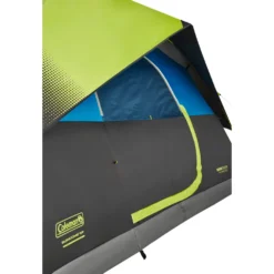 Coleman 6-Person Dark Room Sundome Tent 10 Coleman 6-Person Dark Room Sundome Tent -Cole Store 2000032254 coleman dark room tent 6p awning green turquoise detail 15B15D