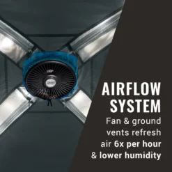 Coleman OneSource™ Rechargeable 4-Person Camping Dome Tent With Airflow System & LED Lighting -Cole Store 2000035457 OneSource ATF 3 1