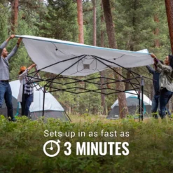 Coleman OneSource™ 10 X 10 Canopy Shelter With LED Lighting & Rechargeable Battery -Cole Store 2000035460 OneSource ATF 6 1