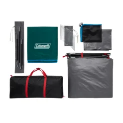 Coleman Skydome™ 6-Person Camping Tent With Full-Fly Vestibule, Evergreen 18 Coleman Skydome™ 6-Person Camping Tent With Full-Fly Vestibule, Evergreen -Cole Store 2000035801 2000035800 2000035802 2000035803 Laydown 1