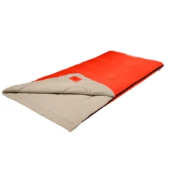 Coleman Oak Point™ 30 Big And Tall Sleeping Bag, Orange -Cole Store 2000035890 Coleman 2020 US Angled RET Open20sleeping20bag