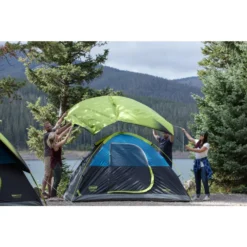 Coleman 4-Person Dark Room Sundome Tent 18 Coleman 4-Person Dark Room Sundome Tent -Cole Store 2018 Montana 455 Lifestyle