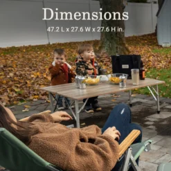 Coleman Living Collection Folding Table -Cole Store 2149987 LivingCollection FoldingTable ATF5