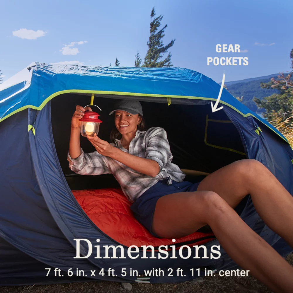 Coleman 2-Person Camp Burst™ Pop-Up Tent With Dark Room™ Technology 7 Coleman 2-Person Camp Burst™ Pop-Up Tent With Dark Room™ Technology - Image 5