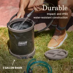 Coleman OneSource Rechargeable Built-In Pump Camp Shower Sprayer -Cole Store 2156373 ATF3