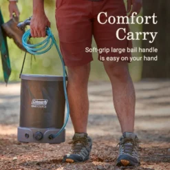 Coleman OneSource Rechargeable Built-In Pump Camp Shower Sprayer -Cole Store 2156373 ATF4