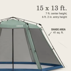 Coleman Skylodge™ 15 X 13 Instant Screen Canopy Tent -Cole Store 2156417 ShelterSkylodgeScreenhouse 15x13 ATF6