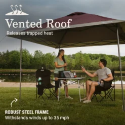 Coleman OASIS™ 10 X 10 Canopy -Cole Store 2157495 Oasis10x10CanopyBlackberry ATF4