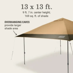 Coleman OASIS™ 13 X 13 Canopy -Cole Store 2157498 Oasis13x13CanopyLightOak ATF6