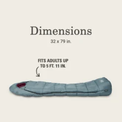 Coleman Tidelands™ 50° Mummy Sleeping Bag -Cole Store 2158163 ATF5