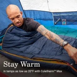 Coleman Big Bay™ 20° Big & Tall Contour Sleeping Bag -Cole Store 2158165 ATF3