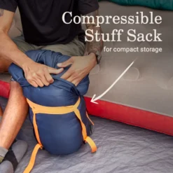 Coleman Big Bay™ 20° Big & Tall Contour Sleeping Bag -Cole Store 2158165 ATF4