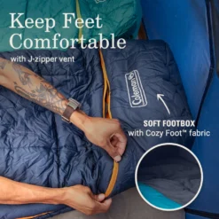 Coleman Big Bay™ 20° Big & Tall Contour Sleeping Bag -Cole Store 2158165 ATF6