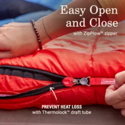 Coleman Tidelands™ 40° Mummy Sleeping Bag -Cole Store 2158201 ATF4