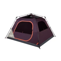 Coleman Skylodge™ 6-Person Instant Camping Tent, Blackberry -Cole Store 6P CbnInstnt Blckbrry 2 FrontAngleRight FlyOff