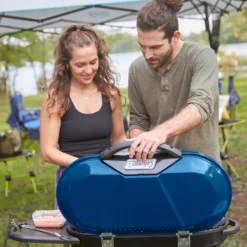 Coleman RoadTrip® X-Cursion 2 Burner Propane Gas Portable Grill -Cole Store Coleman 2000037242 X CursionGrill Blue ATF8