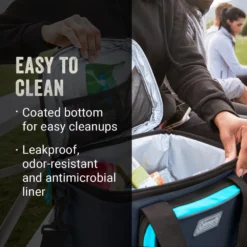 Coleman XPAND™ 16-Can Soft Cooler -Cole Store Coleman 2000037611 XPAND SoftCooler 16Can BlueNights ATF4