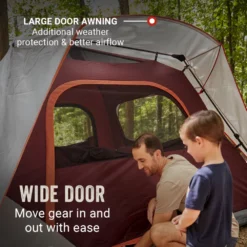 Coleman Skylodge™ 4-Person Instant Camping Tent, Blackberry -Cole Store Coleman 2000038277 Skylodge Instant 4P ATF4