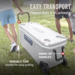 Coleman 316 Series™ 100-Quart Marine Wheeled Cooler -Cole Store Coleman 316 Series 100QT Marine ATF3