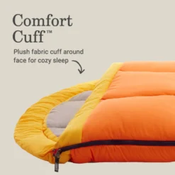 Coleman Arch Bay™ 15°F Big & Tall Sleeping Bag 12 Coleman Arch Bay™ 15°F Big & Tall Sleeping Bag -Cole Store Coleman ArchBay SleepingBags 15F Daffodil BT ATF5