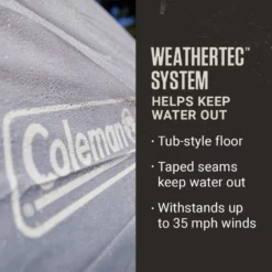 Coleman Blue Springs II™ 8-Person Camping Tent -Cole Store Coleman BlueSpringsTents 8P StormGray ATF2