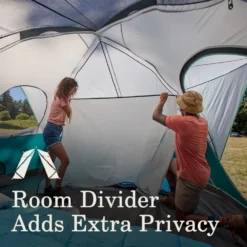 Coleman Blue Springs II™ 8-Person Camping Tent -Cole Store Coleman BlueSpringsTents 8P StormGray ATF3