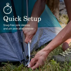 Coleman Blue Springs II™ 8-Person Camping Tent -Cole Store Coleman BlueSpringsTents 8P StormGray ATF5