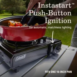 Coleman Classic 1-Burner Butane Camping Stove -Cole Store Coleman Classic 1BurnerButaneCampingStove ATF5