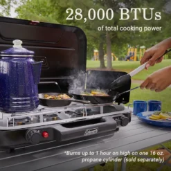 Coleman Classic 3-Burner Camping Stove -Cole Store Coleman Classic 3BurnerCampingStove ATF7