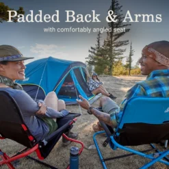 Coleman Cross Rocker Outdoor Rocking Chair -Cole Store Coleman CrossRockerChair DeepOcean ATF3