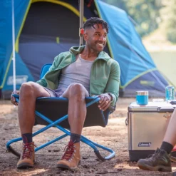 Coleman Cross Rocker Outdoor Rocking Chair -Cole Store Coleman CrossRockerChair DeepOcean ATF7