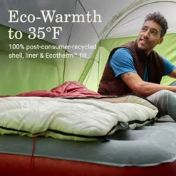 Coleman Flatlands™ 35°F Big & Tall Sleeping Bag -Cole Store Coleman Flatlands SleepingBags 35F Sand BT ATF3