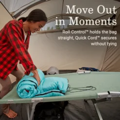 Coleman Flatlands™ 50°F Sleeping Bag -Cole Store Coleman Flatlands SleepingBags 50F BlueHydrangea ATF4