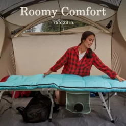 Coleman Flatlands™ 50°F Sleeping Bag -Cole Store Coleman Flatlands SleepingBags 50F BlueHydrangea ATF5