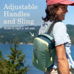 Coleman MoRph™ 6-Can Convertible Soft-Sided Cooler Sling 11 Coleman MoRph™ 6-Can Convertible Soft-Sided Cooler Sling -Cole Store Coleman MoRphSling 6Can Moss ATF3