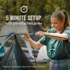 Coleman Skydome™ 8-Person Camping Tent XL, Blue Nights -Cole Store Coleman Skydome XL 8P BlueNights ATF2