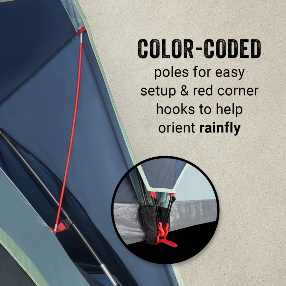 Coleman Skydome™ 10-Person Camping Tent XL, Blue Nights 8 Coleman Skydome™ 10-Person Camping Tent XL, Blue Nights - Image 6