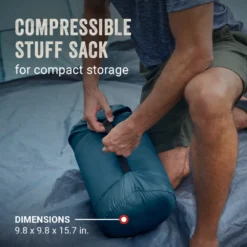 Coleman Kompact™ 20°F Rectangle Sleeping Bag 10 Coleman Kompact™ 20°F Rectangle Sleeping Bag -Cole Store Coleman SleepingBagRectangle 20D Caribbean ATF3