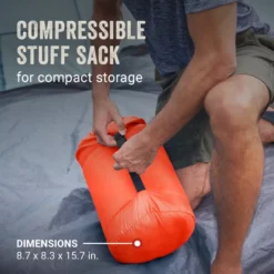 Coleman Kompact™ 40°F Rectangle Sleeping Bag -Cole Store Coleman SleepingBagRectangle 40D TigerLily ATF3