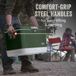 Coleman Vintage 54-Quart Steel Belted® Cooler -Cole Store Coleman SteelBelted VintageGreen ATF3