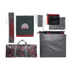 Coleman Skydome™ 6-Person Camping Tent With Full-Fly Vestibule, Evergreen 19 Coleman Skydome™ 6-Person Camping Tent With Full-Fly Vestibule, Evergreen -Cole Store SKYDOME20TENT204P20VB20PAISLEY OVERHEAD20CARRY20BAG20SHOT v3 3